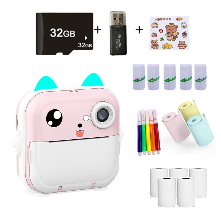 Transfronterizo nuevo Q5 Polaroid niños cámara digital lindo mini niños HD impresión Cámara regalo
