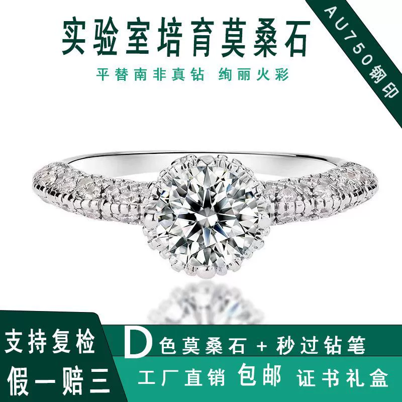 S925 серебряное высококачественное доступное роскошное кольцо с бриллиантом из муассанита в один карат, кольцо с искусственным выращенным бриллиантом, подарок на День святого Валентина для подруги