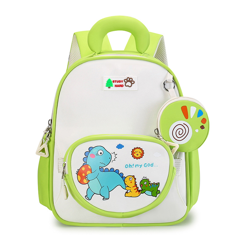 Nuevos productos transfronterizos mochila de jardín de infantes bonita conejo dinosaurio mochila para niños, mochila ligera y cómoda para niños y niñas