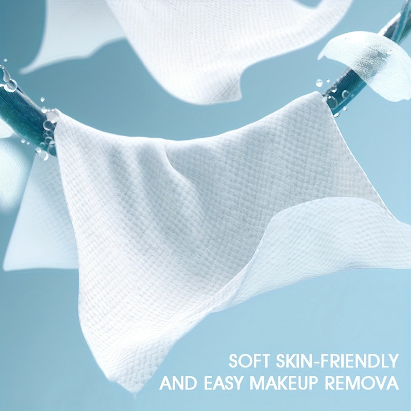 USHAS transfronterizo en stock 30/60 removedor de maquillaje desechable toallitas de limpieza facial