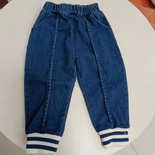 包条牛仔裤儿童牛仔裤春秋男宝宝韩版裤子女童时尚休闲裤