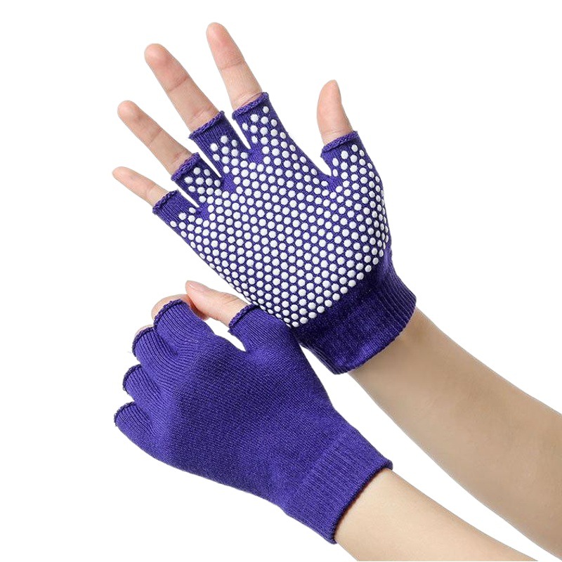 Dedo abierto de cinco dedos aéreos de las mujeres Dedo de procesamiento en stock de una sola pieza guantes antideslizantes de yoga suministros auxiliares