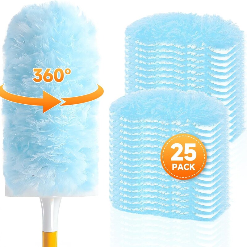 Cross-border 360-degree disposable electrostatic dust duster, double-sided adhesive, non-dust-releasing, for home desktop use Cross-border 360-degree disposable electrostatic dust duster, double-sided adhesive, non-dust-releasing, for home desktop use