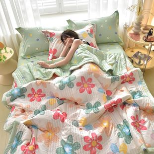 New Summer Cool Quilt Air-Conditioned Quilt Washed Cotton Summer Quilt Adult Washable Summer Cool Quilt Machine Washable Summer Quilt Kidsren's Dreamland