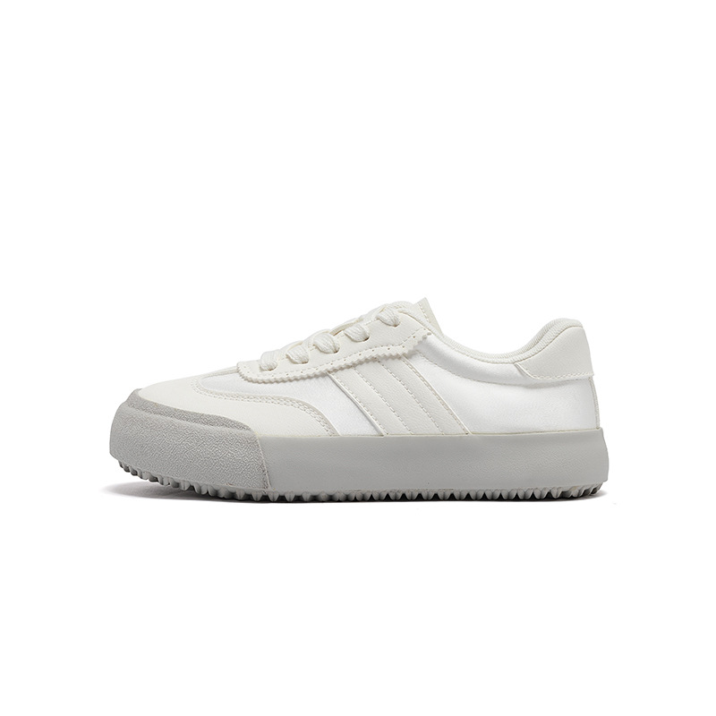 Augustion White Shoes Mujer 2025 Verano Nuevos zapatos de entrenamiento Forrest Zapatillas deportivas casuales de plataforma estilo ballet