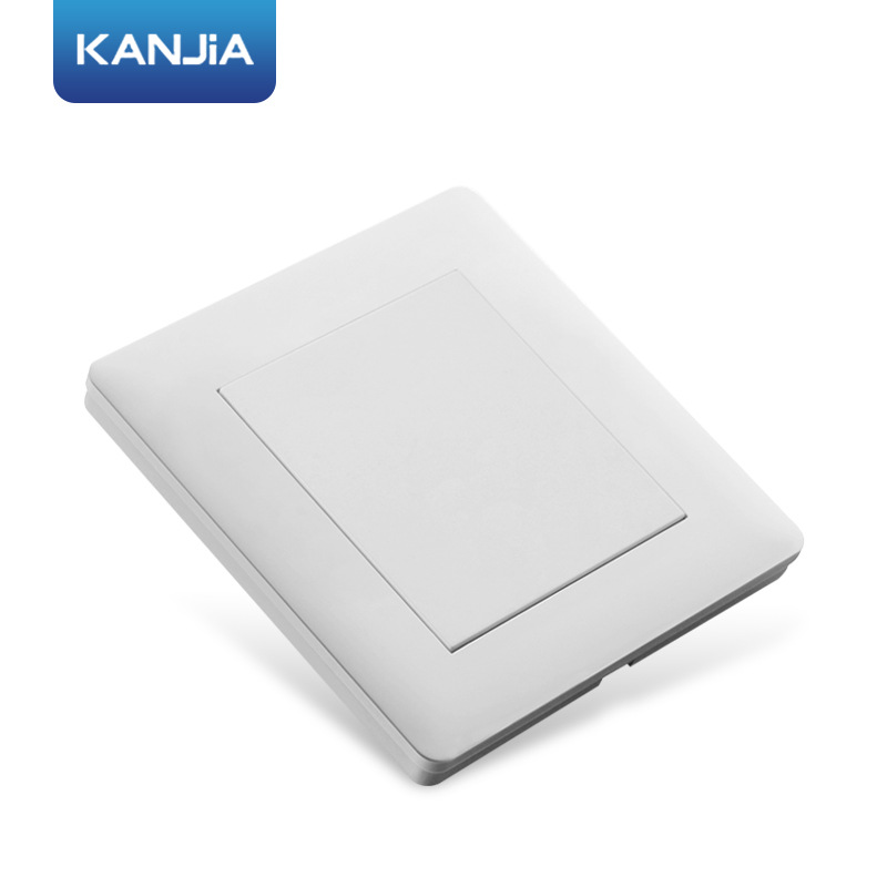 国际电工开关插座白色面板白板86型墙壁家用空白纯色开关面板