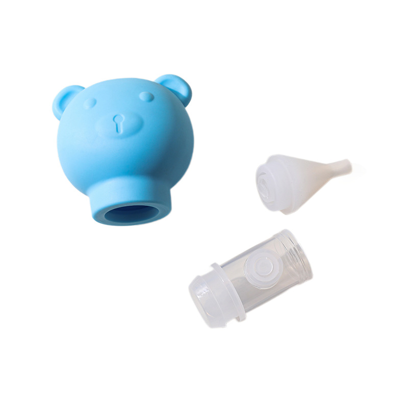 Aspirador Nasal Anti-reflujo para Bebé de Plástico para Limpieza Nasal de Recién Nacidos