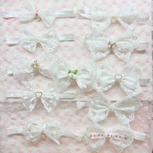 欧美儿童发饰 婚纱系发带蝴蝶结发带头带 外贸罗纹带发箍发饰 厂