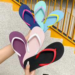 Factory wholesale flip-flops for women, Korean-style summer new arrival bathroom fashion toe-thong sandals for outdoor wear and seaside.