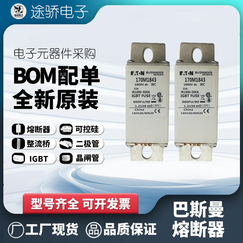 170M1846 170M1847 170M1848 170M1849 bussmann伊顿巴斯曼熔断器