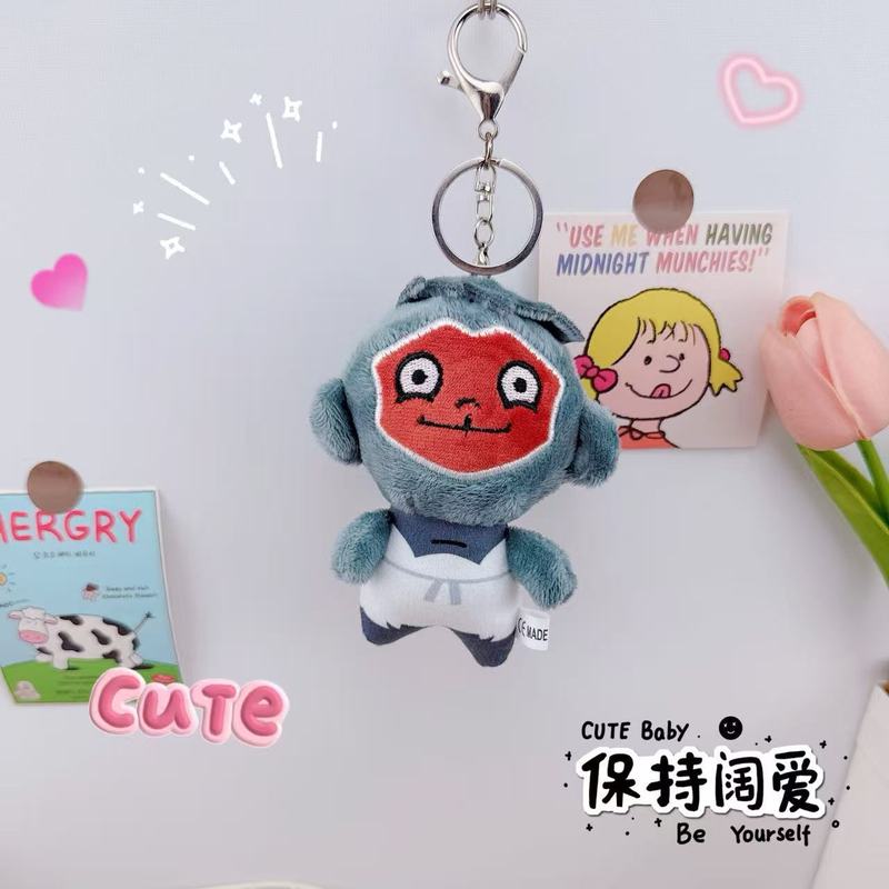 浪浪山小妖怪钥匙扣挂件创意毛绒小妖怪公仔玩偶少女心书包小挂饰|undefined