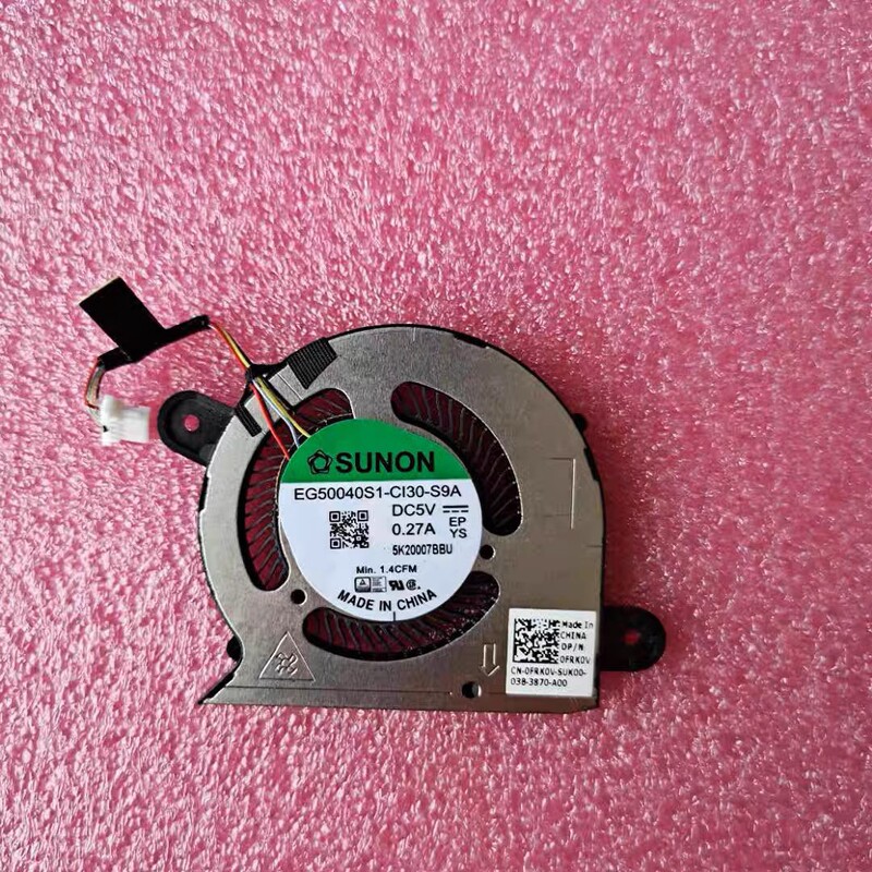 Applicable to DELL/DELL XPS 2020 13 9300 9310 fan cooling 0WX28K 0FRK0V