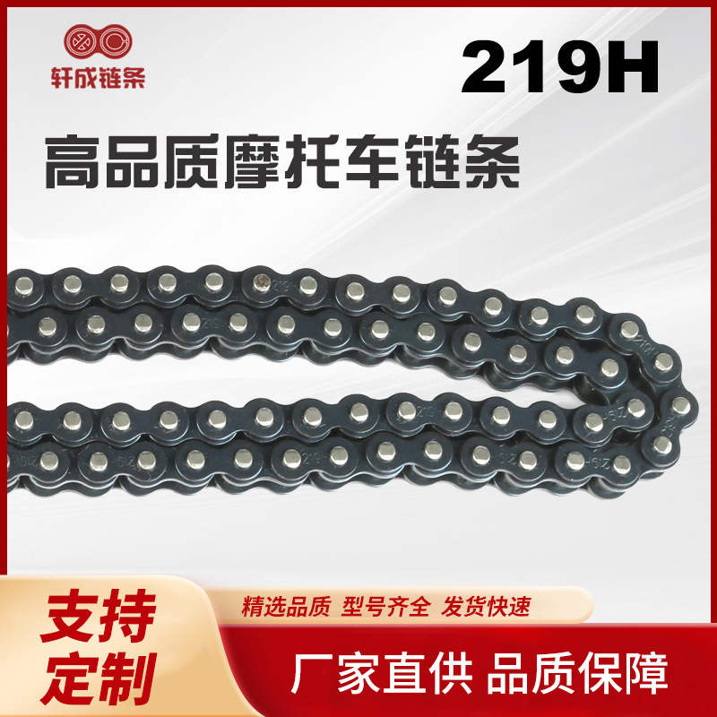 Manufacturer 219H car and motorcycle kart chain non-standard sleeve transmission chain carbon steel wear-resistant