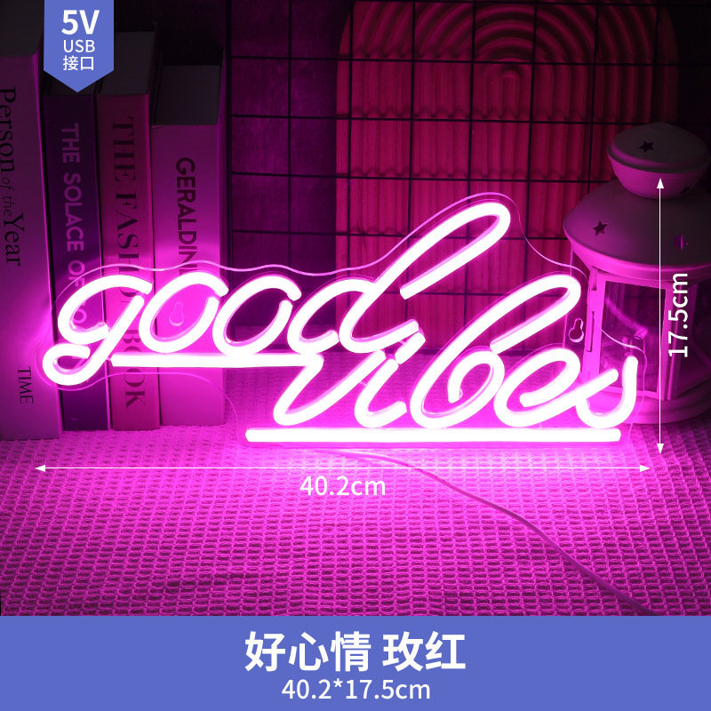 发光字母灯牌定制跨境亚克力led霓虹灯广告牌店铺创意装饰氛围灯|undefined