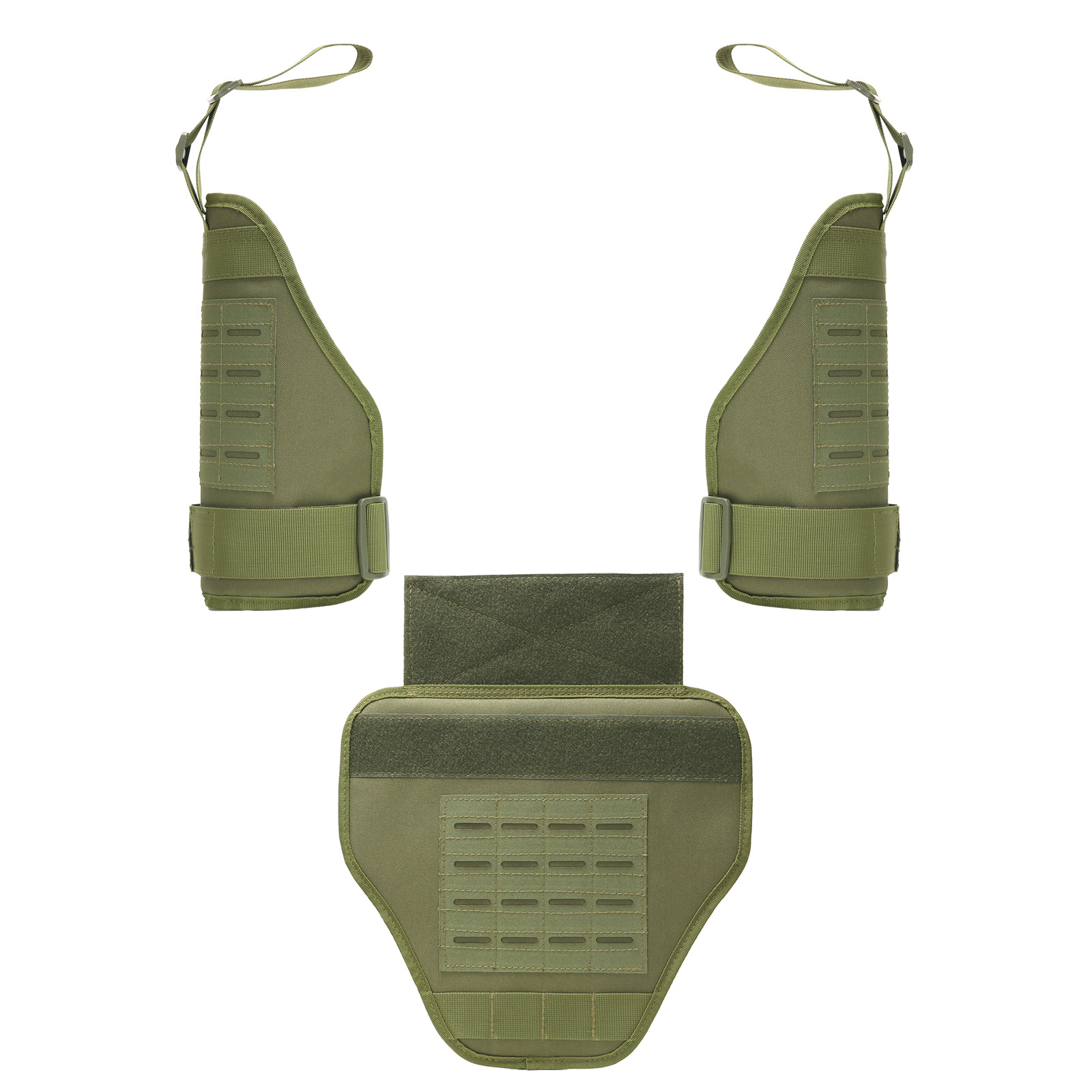 Tactical Universal Shoulder Pad Vest Extension Kit Protective Shoulder Armor Universal Armor Compatible with Tactical Vest
