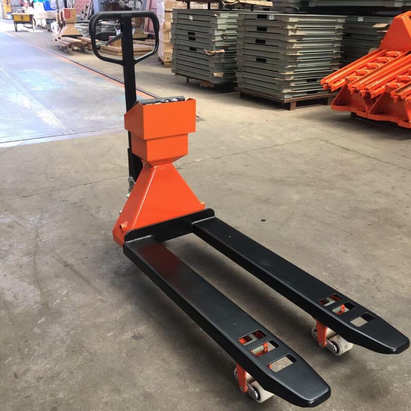 上海耀华叉车秤1吨托盘叉车秤2吨手动液压叉车地牛秤搬运电子秤