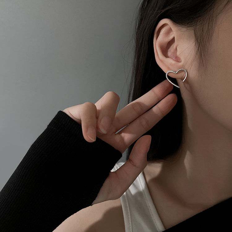 Boucles d'oreilles cœur sunburst élégantes bijoux haut de gamme_voghion.com
