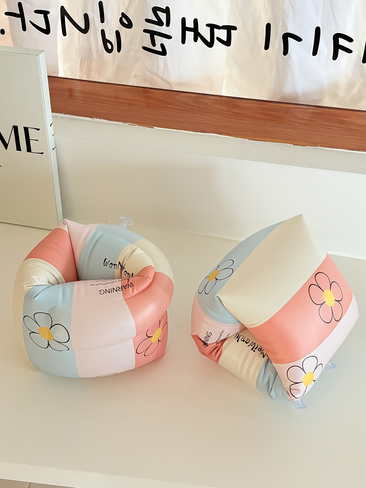 大人と子供用の水泳リング、アームリング、水泳学習用品、ウォータースリーブエアバッグ、男性と女性のスプライシングレトロ水泳スリーブフロート