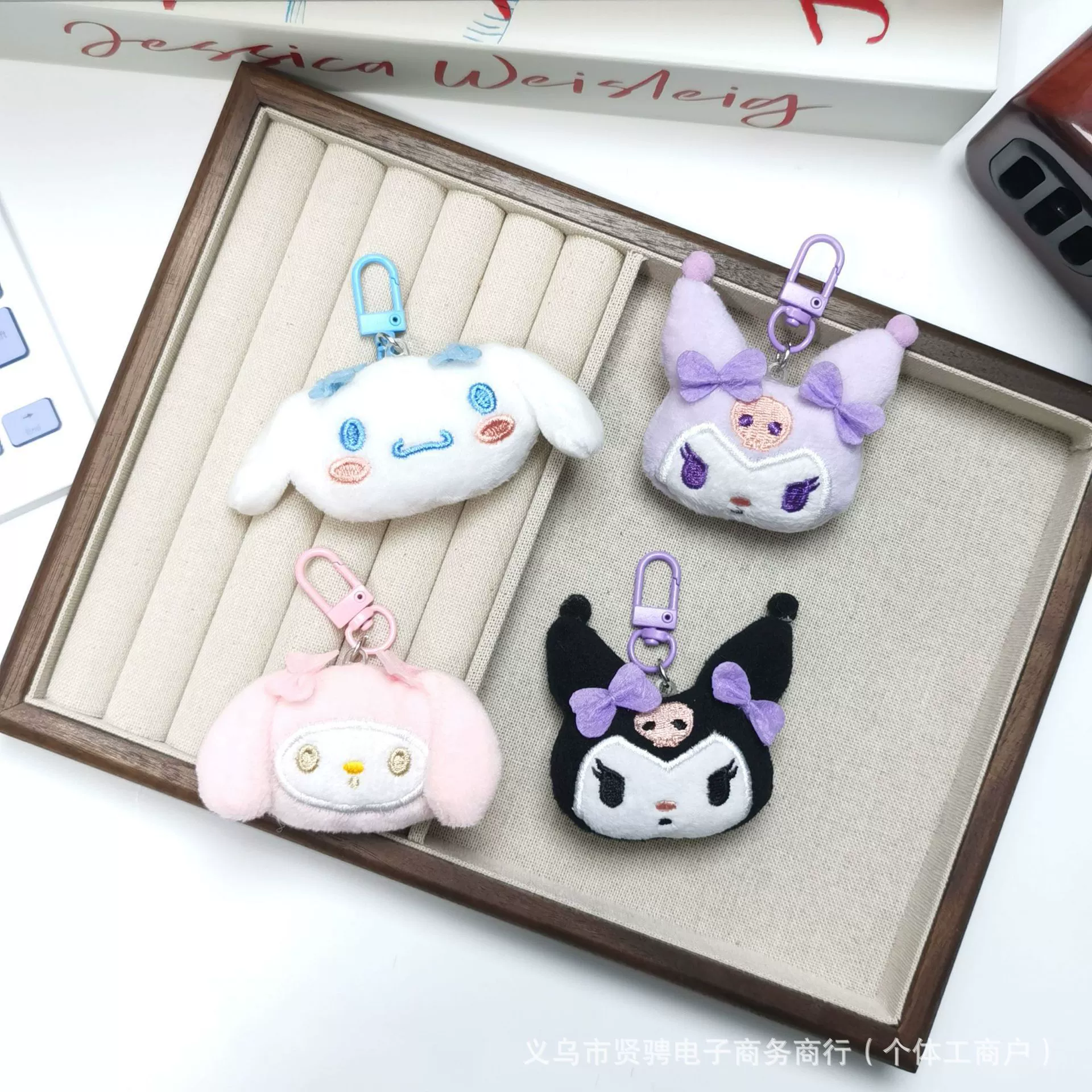 Милый персонаж Sanrio, кукла, мультяшный брелок, плюшевый подвес, подарок на день рождения