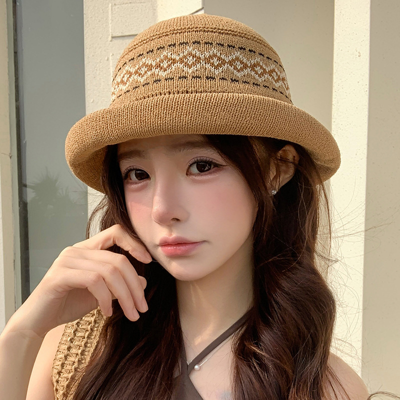 Sombrero paja ala ancha con lazo verano