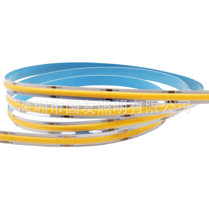 12v低電圧COBライト付きLEDフレキシブルカラーrgbライトバー5mm 2色温度自己接着24v吊り下げ流水ライトベルト|undefined