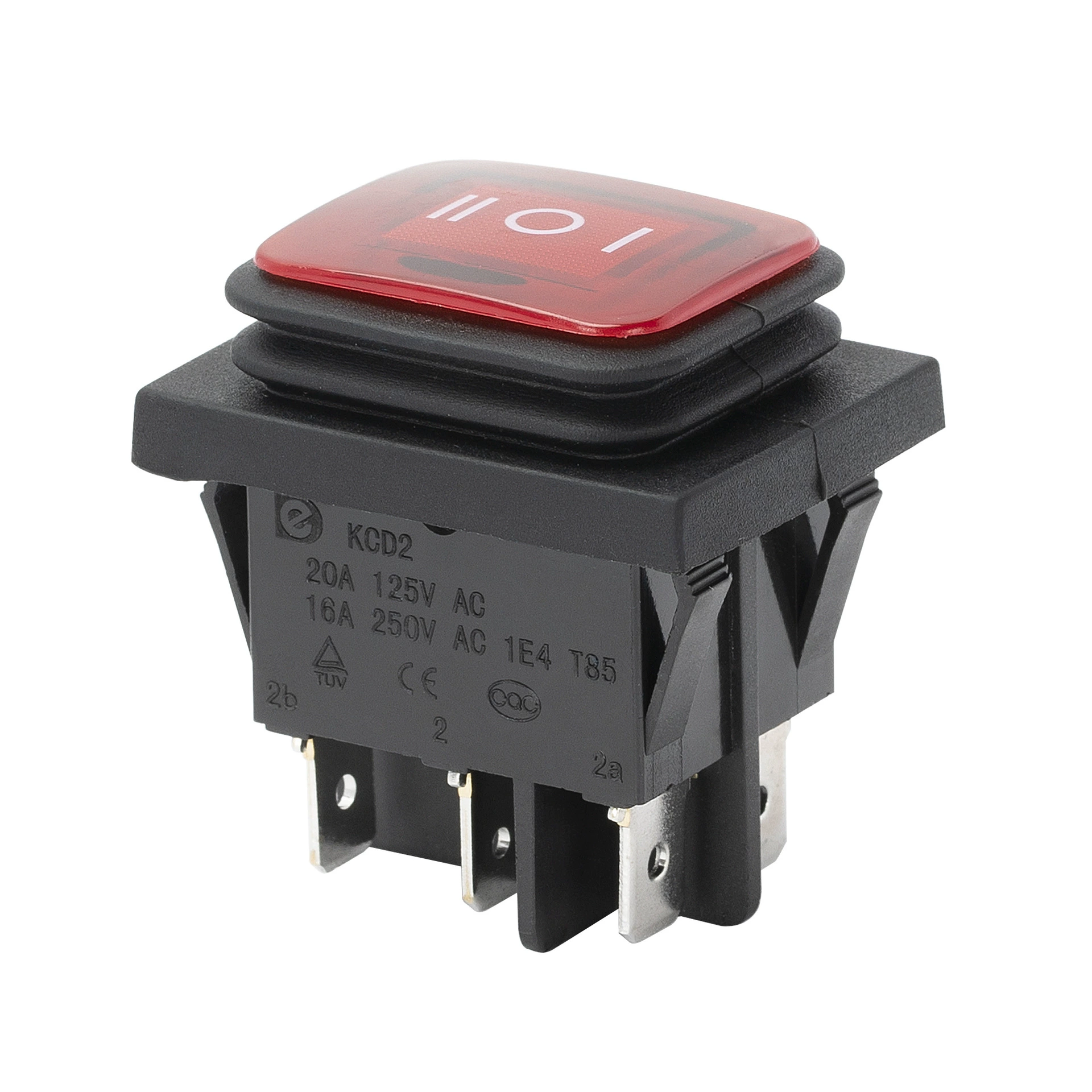 KCD2-2-203NW 3-скоростной водонепроницаемый переключатель судового типа на 6 футов с выключателем света сильноточный водонепроницаемый переключатель судового типа