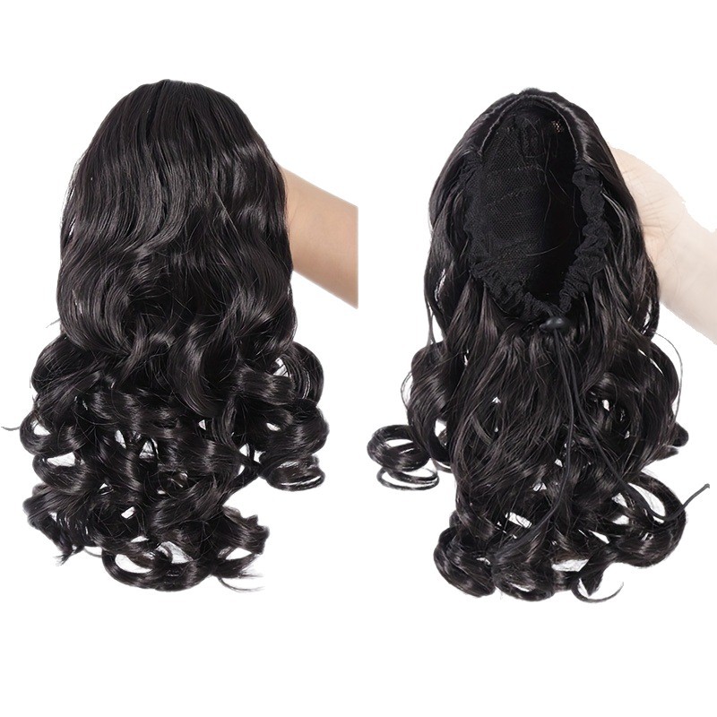 Commerce international transfrontalier, style européen et américain, cheveux courts à cordon pour femmes, boucles romaines, effet naturel réaliste, synthétique_voghion.com