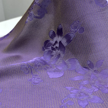 色织镂空提花国风连衣裙桑蚕丝服装面料带金线浮光真丝布匹新款