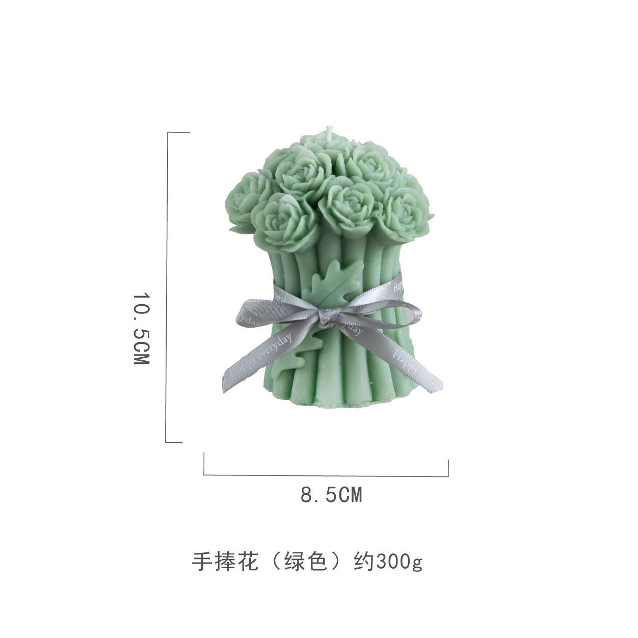 Venta caliente ramo forma vela dulce lindo regalo de boda decoración del hogar regalo decoración caliente-venta al por mayor