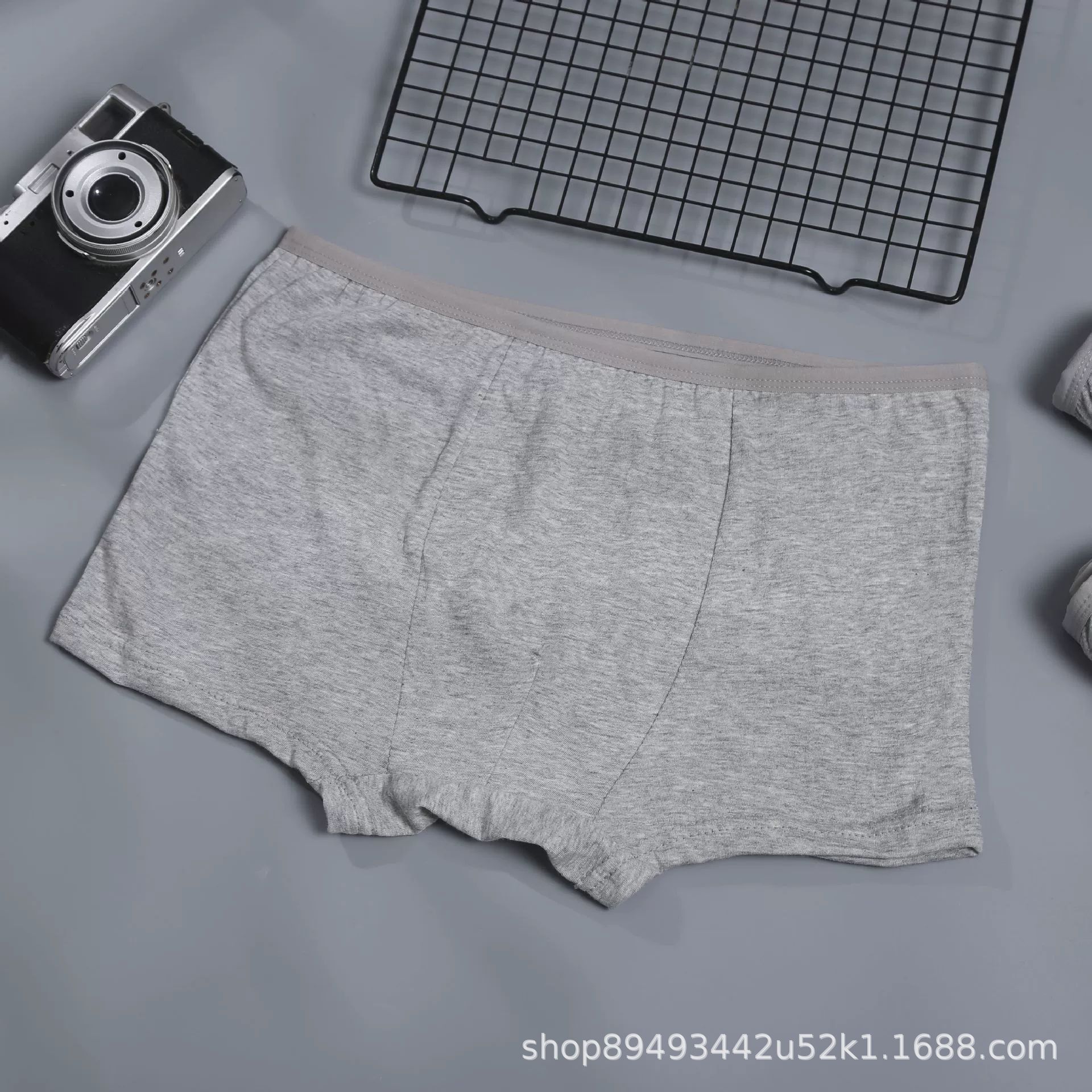 Portable Men's Boxer Briefs for Travel and Outdoor Use, Transparent Individually Packaged, Mid-Waist, Sweat-Absorbent, Ultra-Thin Style