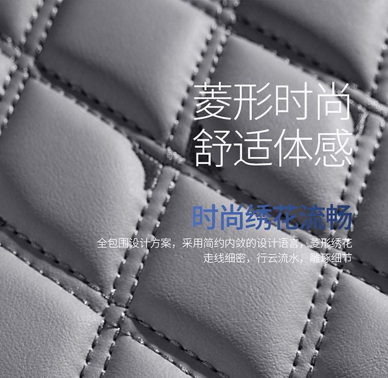 24 years of cross-border leather Amazon foreign trade full leather diamond car cushion four-season cushion five-seat all-inclusive seat cover cushion