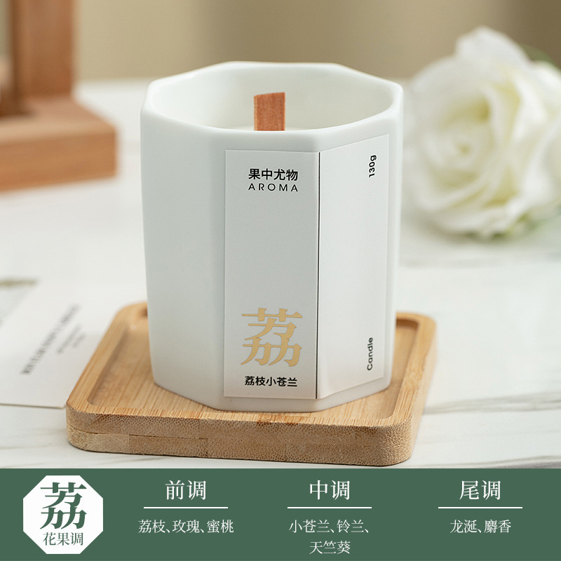 Ins estilo creativo aromaterapia hexagonal vela romántica Regalo de Cumpleaños mano regalo decoración DIY fragancia vela