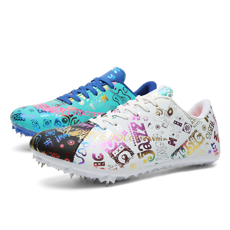 Zapatos de pista zapatos integrales de entrenamiento para correr zapatos de pico para estudiantes jóvenes zapatos de pista para hombres y mujeres zapatos de entrenamiento de competencia zapatos de punta