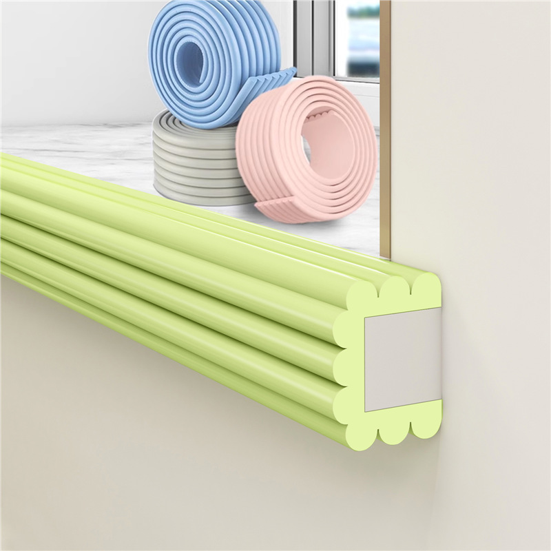 Bay Window Anti-collision Strip Wall Corner Wrapping Thickened Environmentally Friendly Non-toxic Children's Windowsill Tile Anti-collision Anti-collision Head Protection Strip