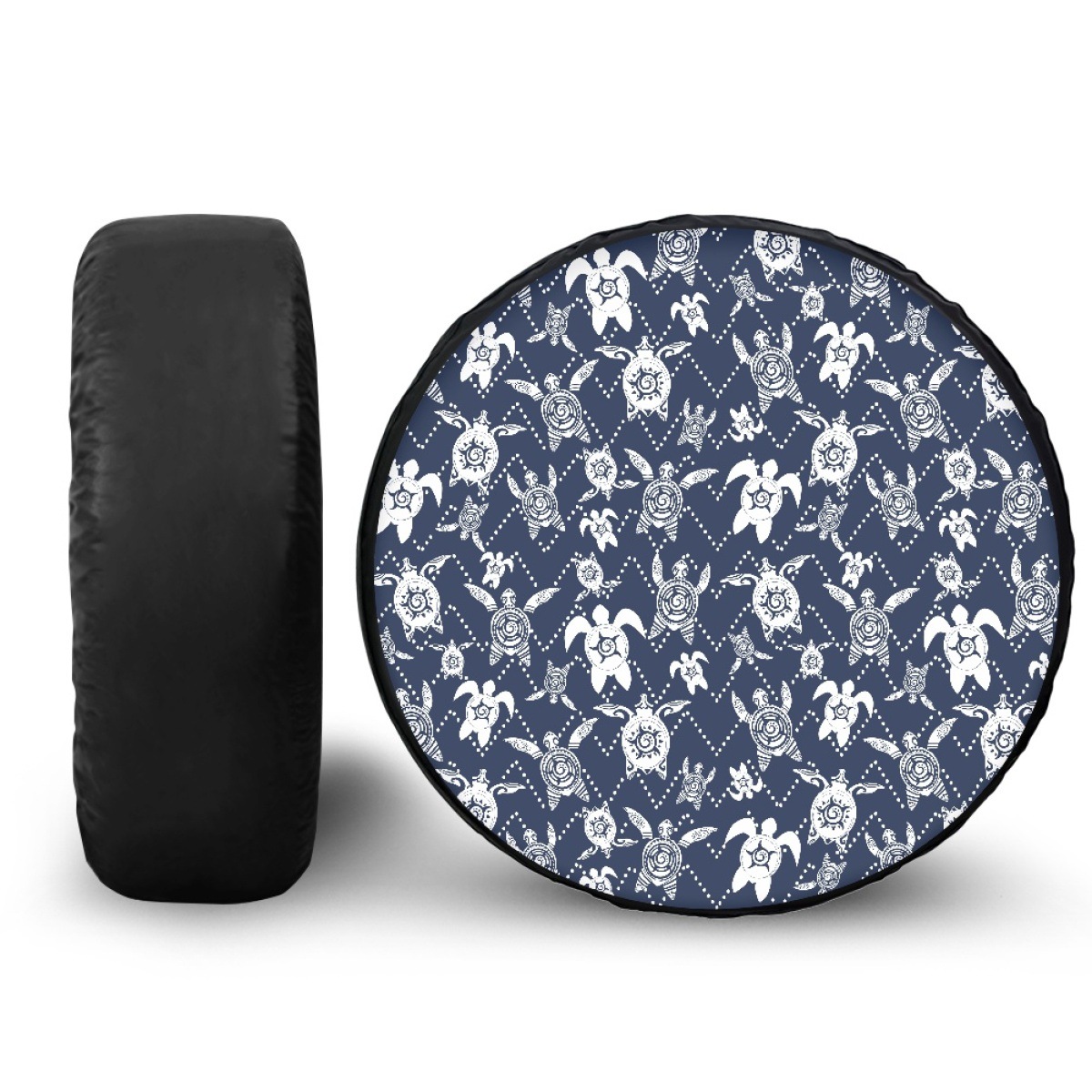 Laitu Keding Polynesian printed pattern car universal dustproof spare tire cover car decoration auto parts