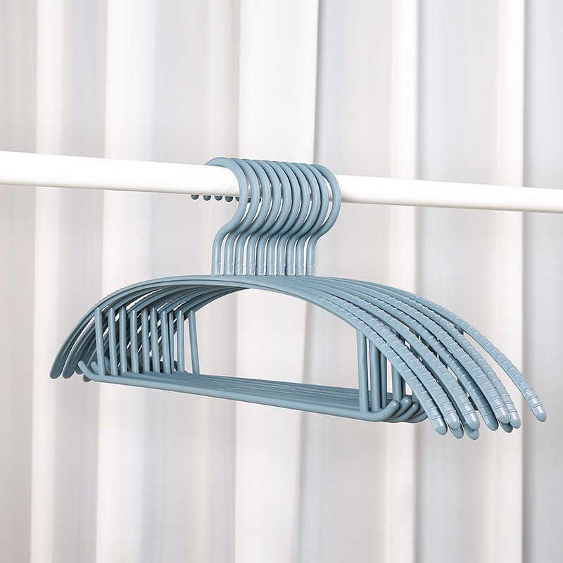 Multifuncional 8-palabra percha arco percha 8-palabra ancho hombro sin costura 360 grados rotación de la ropa soporte húmedo y seco de doble uso