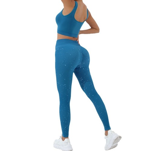 Alpha Yoga Suit Women's High-end Sexy Pleated Bra Butt Lift Running Fashion Fitness Sports Pants Women