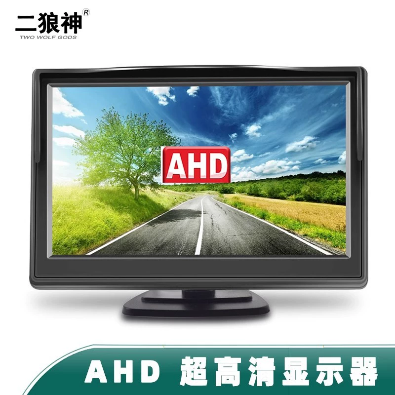 AHD Ultra HD 5-дюймовый дисплей с реверсивным изображением Автомобильный Настольный ЖК-экран может быть подключен к камере