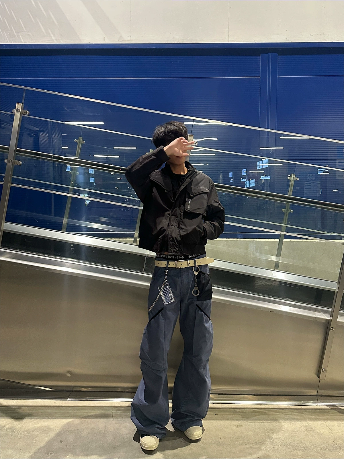 【JMWH】COUPURE交叉多口袋工装弯刀园丁裤 GARDENER CARGO PANTS