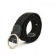 Round buckle black 100 * 3.3cm
