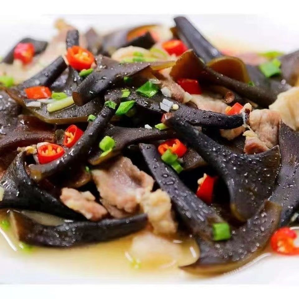 Sun-Dried Thick Kelp Stems Hai Dai Tou 250g Soft Chewy Sand-Free Seaweed Root for Soup and Cold Dishes quality and texture