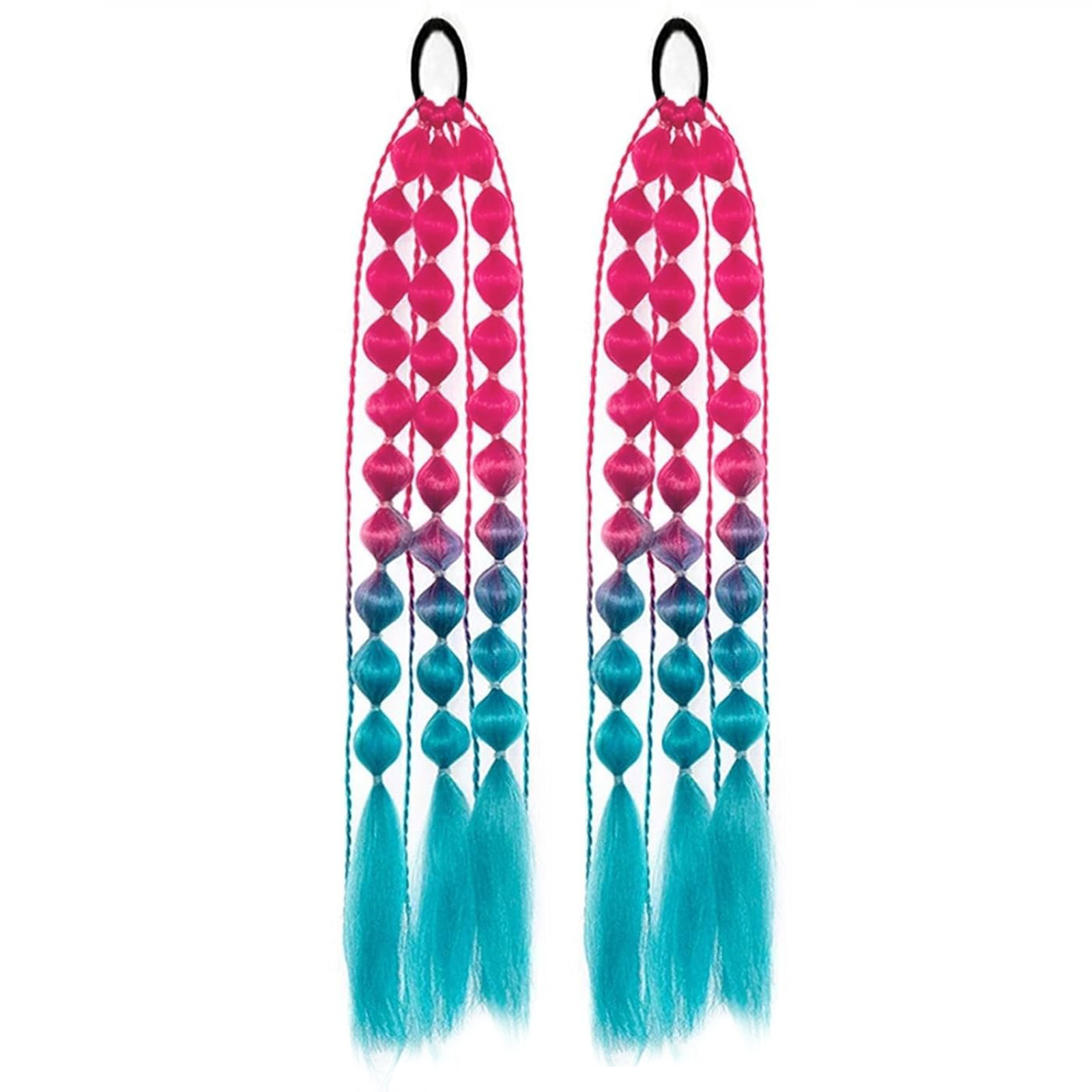 Yimai pelucita giratoria trenzada cola de caballo linterna burbuja teatro nuevo chino trenzada cola de caballo red trenzada