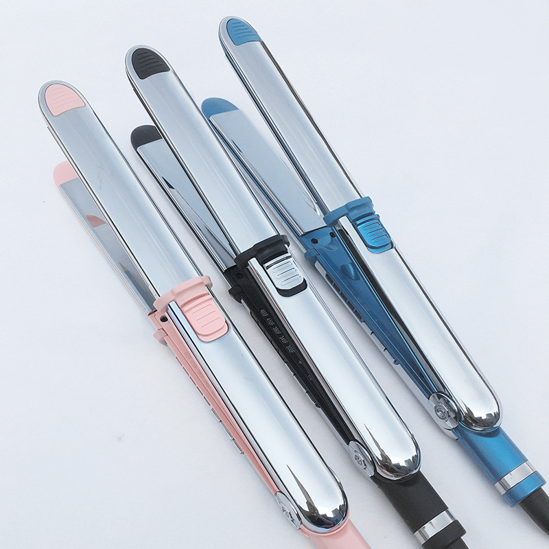 Cross-Border Wireless Straightener and Curler, Stainless Steel, Dual-Purpose, 360-Degree Rotating Hair Styler