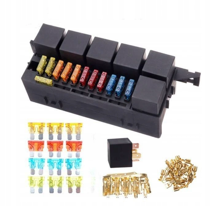 11-позиционный автомобильный сельскохозяйственный локомотив подходит для четырехпозиционного держателя предохранителя реле, многопозиционного блока предохранителей.