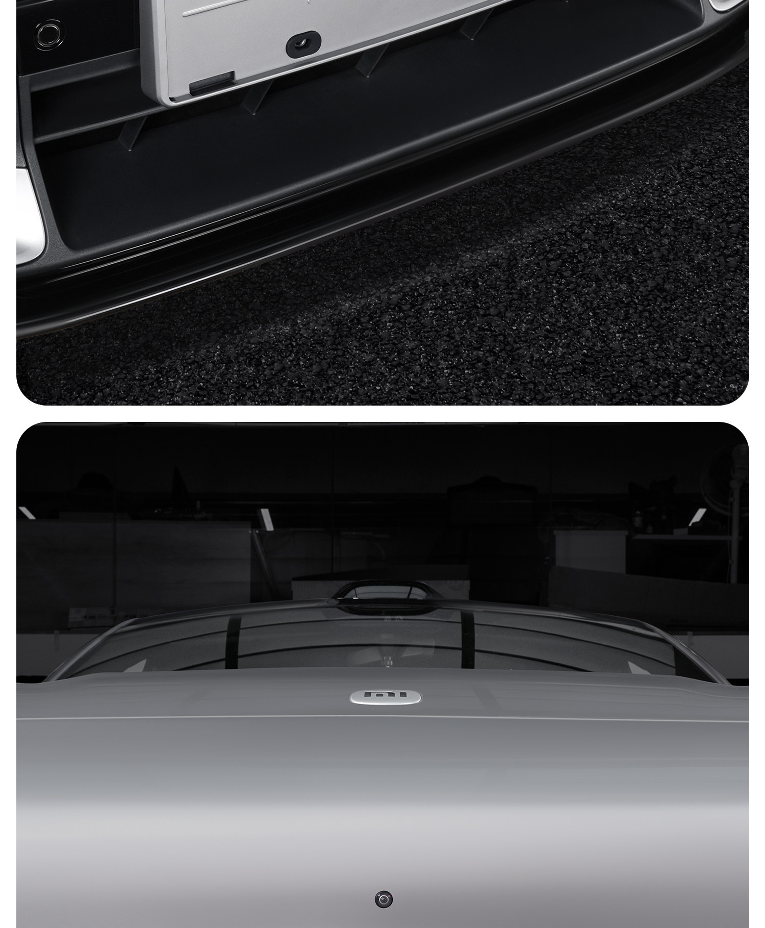 Suitable for Xiaomi Yu7/Su7 License Plate Frame with Full Edge Protection, New Energy License Plate Frame Accessories