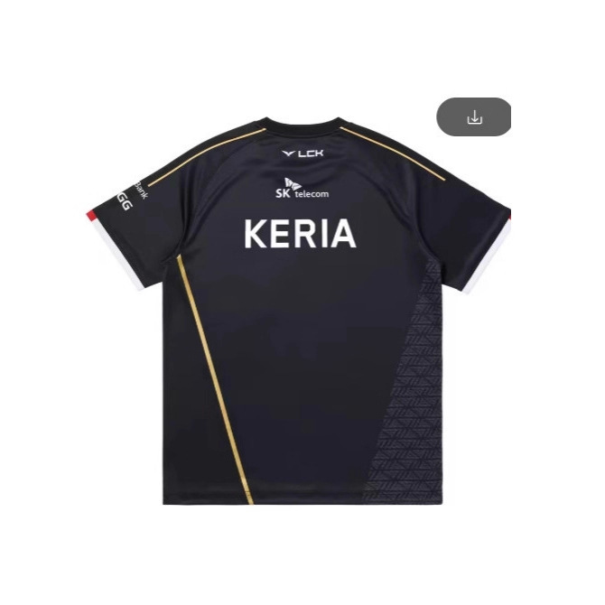 League of Legends Skt T1 Uniform Jersey E-Sports Shirt Sports Casual Fashion Short Sleeve