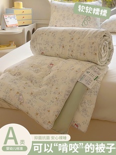 Class a Summer Cool Quilt Air-Conditioned Quilt Summer Spring & Fall Quilt Core Pure Cotton Machine Washable Summer Kidsren's Thin Quilt 1