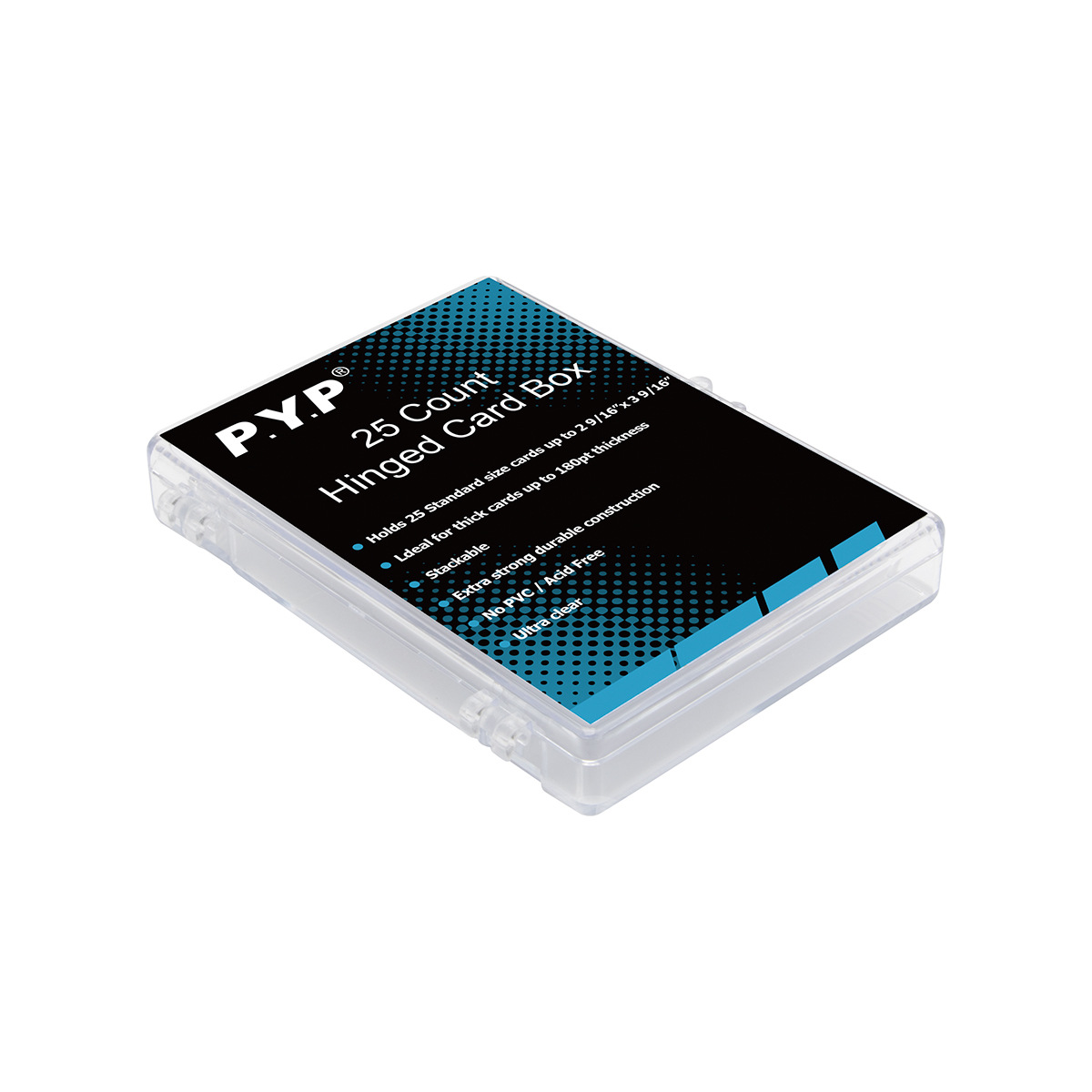 Caja de tarjeta transparente 35PT caja de tarjeta de bisagra Ultraman Bao Ke Meng MTG juego rey caja de tarjeta al por mayor