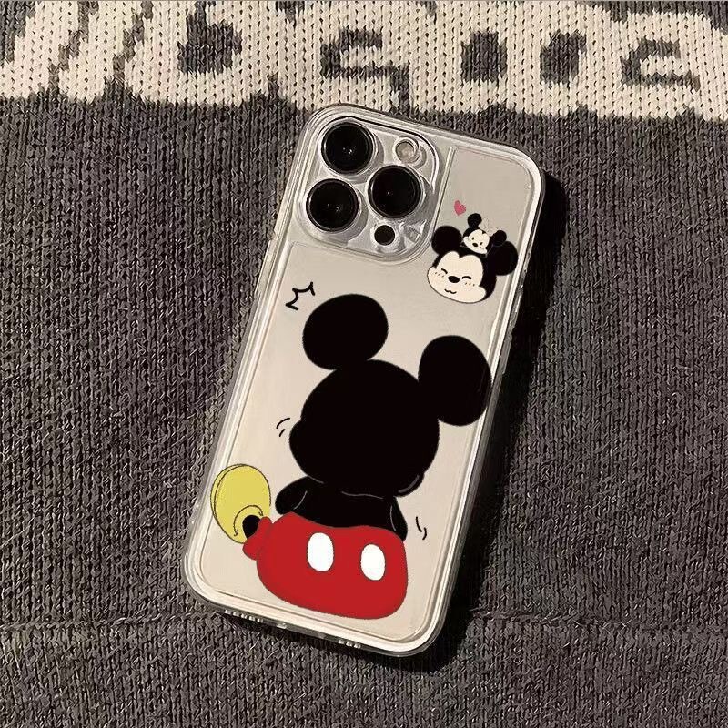Mickey Mouse Silhouette Suitable for iPhone 16 Pro Max Phone Case, Apple 15 Plus, Cross-Border 14 Pro Hot-Selling Model, 11X Mickey Mouse Silhouette Suitable for iPhone 16 Pro Max Phone Case, Apple 15 Plus, Cross-Border 14 Pro Hot-Selling Model, 11X