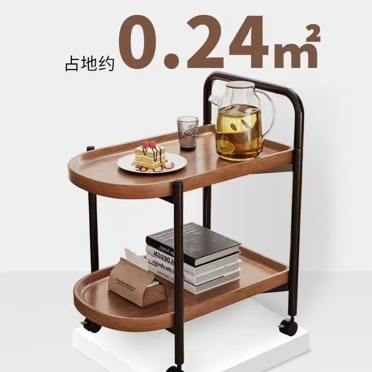 Mini mesa de té móvil, carro pequeño, sofá de la sala de estar, mini mesa pequeña, estante con ruedas, carro de comedor nórdico